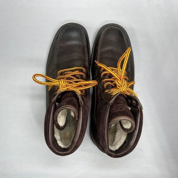 UGG Barrington Boots Men's‎ 12 Brown Leather Waterproof Insulated Outdoor Winter - Picture 10 of 15